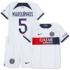 Conjunto (Camiseta+Pantalón Corto) Paris Saint-Germain Marquinhos 5 Segunda Equipación 23-24 - Niño